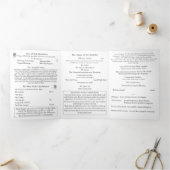 Trouw Eenheid Latijn MasTrifold Brief Vouw Program Drieluik Programma (Binnen)