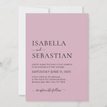 Trouw Eenvoudige Roze Roze