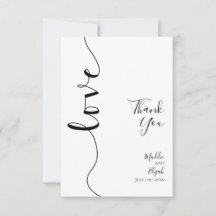 Trouw, Elegant, Eenvoudig, Script, Dank Je