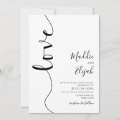 Trouw, Elegant, Eenvoudig, Typografie, Script, Kaart (Voorkant)