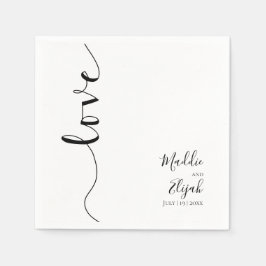 Trouw, Elegant, Eenvoudig, Typografie, Script, Servet
