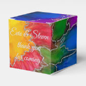 Trouw Elegante Kleuren Klassiek Bedankdoosjes (Voorkant Zijde)