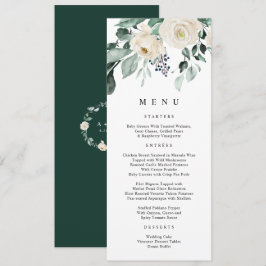 Trouw Elegantie in Smaragdgroen Menu