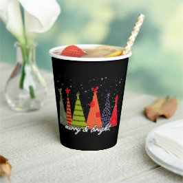 Trouw en Helder Kerstmis Papieren Bekers