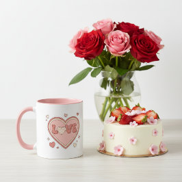 Trouw- en Valentijnsdag koffiemok Mok