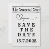 Trouw Engagement Aankondiging Sjabloon Uitnodiging (Achterkant)