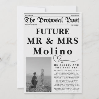 Trouw Engagement Aankondiging Sjabloon Uitnodiging