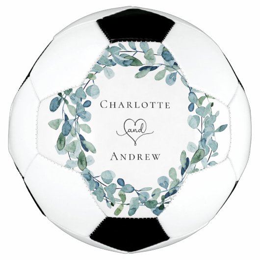Trouw eucalyptus groenkrans namen voetbal (Voorkant)