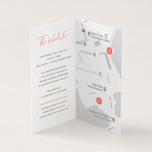 Trouw evenement details gast koraal kunst schema p kaart (Binnen)