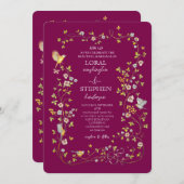 Trouw Evergreen Elegance Kaart (Voorkant / Achterkant)