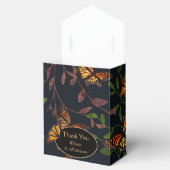 Trouw Favor Doos Hertenbokvlinder Zwart Herfst Bedankdoosjes (Geopend)