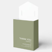 Trouw Favor Dozen "Delicate calla lilies". Bedankdoosjes (Geopend)