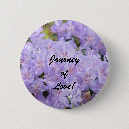 Trouw favor knopen Reis van Liefde Lavendel Ronde Button 5,7 Cm (Voorkant)