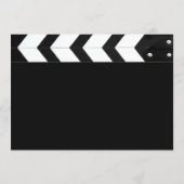 Trouw Film Klapbord Huwelijk Menu (Achterkant)