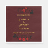 Trouw 'Forever Enchanted' Servet (Voorkant)