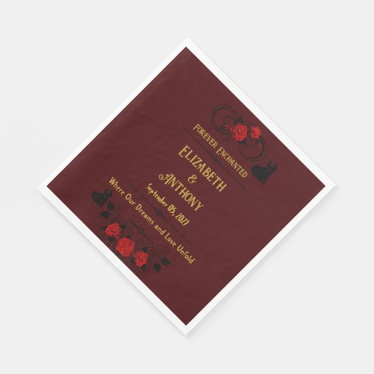 Trouw 'Forever Enchanted' Servet (Hoek)