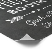 Trouw Fotocabine Bord Krijtbord Harten Pijlen Poster (Hoek)