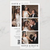 Trouw Fotohokje QR-code Save The Date (Voorkant / Achterkant)