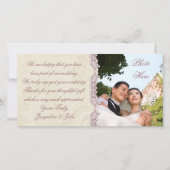 Trouw ~ Fotokaart Bedankkaart (Voorkant)