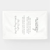 Trouw, Gedenk, Wit, Spandoek (Horizontaal)