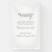 Trouw, Gedenk, Wit, Spandoek (Verticaal)