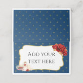 Trouw geïnspireerd door Belle en het Beest Plaatskaartje (Buitenkant ongevouwen)