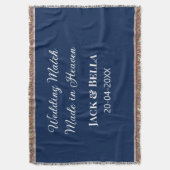Trouw Geschenken uit de hemel blauw  Deken (Voorkant Verticaal)