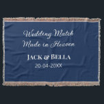 Trouw Geschenken uit de hemel blauw Deken<br><div class="desc">ontwerp</div>