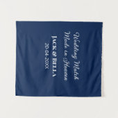 Trouw Geschenken uit de hemel blauw  Wandkleed (Voorkant (horizontaal))