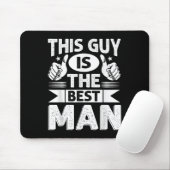 Trouw Getuige Bruidegom Bruidsjonkers Grappig Brui Muismat (Met muis)
