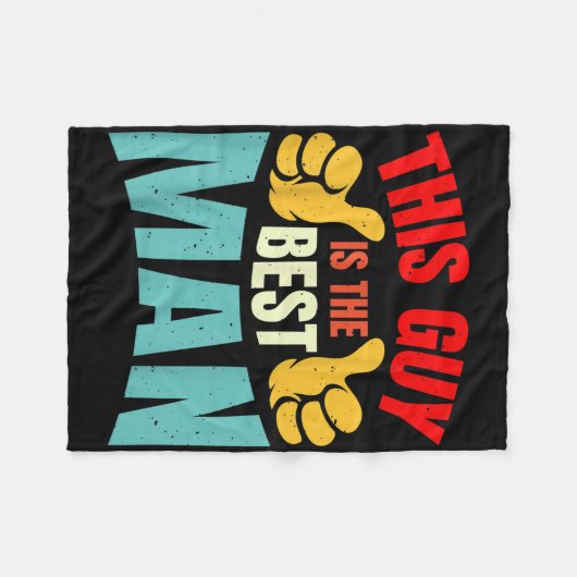 Trouw Getuige Bruidegom Funny Bruids Bachelor P Fleece Deken (Voorkant (Horizontaal))