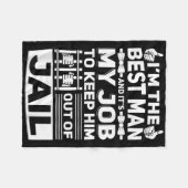 Trouw Getuige Bruidegom Funny Bruidsmeisje Bachelo Fleece Deken (Voorkant (Horizontaal))