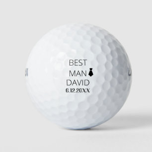Trouw Getuige Bruidsjonker Cadeaus Feest Favor Cut Golfballen