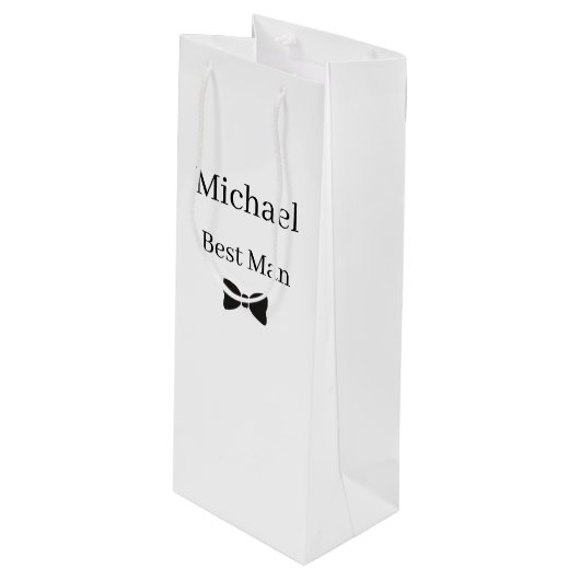 Trouw Getuige Cadeautas (Voorkant Gekanteld)