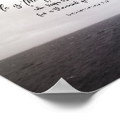 Trouw God (Deuteronomie 7:9) Poster (Hoek)