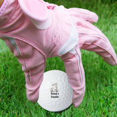 Trouw Golfkar Lieve Bruid Bruidegom Met Monogram Golfballen