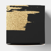 Trouw Goud en Zwart Klassiek Bedankdoosjes (Bovenkant)