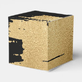 Trouw Goud en Zwart Klassiek Bedankdoosjes (Achterkant)