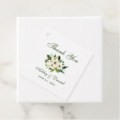 Trouw Groen Witte Bloemstukken Gouden Dankjewel Bedankjes Labels (In situ)