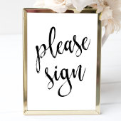 Trouw handtekening 8x10 bord poster