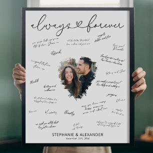Trouw Handtekening Gast Foto Poster