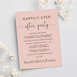 Trouw Happily Ever After Foto Blos Ontvangst Kaart