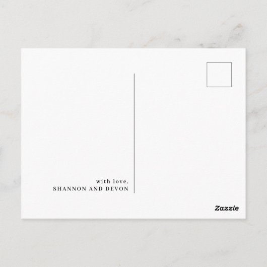 Trouw Hart Dankbericht Script Briefkaart (Achterkant)