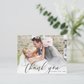 TROUW HARTELIJK BEDANKT moderne luxe kalligrafie z (Staand voorkant)