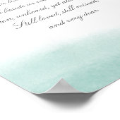 Trouw-herdenkingsbord Seaglass Tides Poster (Hoek)