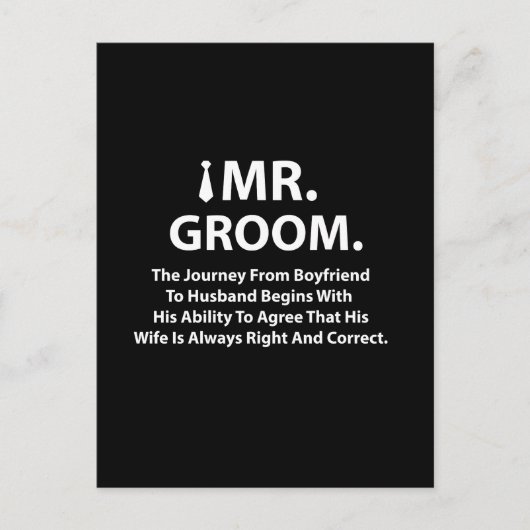 Trouw hilarious citaat typografie briefkaart (Voorkant)