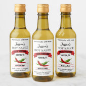 Trouw Hot Sauce Label HS039tr Wijn Etiket (Flessen)