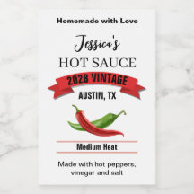 Trouw Hot Sauce Label HS039tr