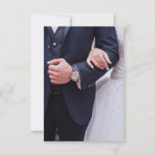 Trouw Huwelijk Man Vrouw Bruid Bruidegom Kaart (Voorkant)