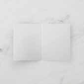 Trouw Huwelijk Minimalistische Calligrafie Bloem Aankondiging (Binnen)